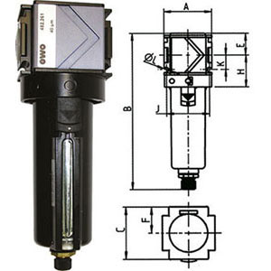 3463GS - VARIOBLOC COMPRESSED AIR FILTERS - Orig. Ewo